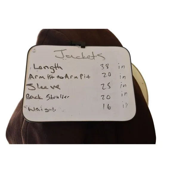 Vintage Men's 80's Grais Brown Wool Blend Trench Coat Faux Fur Collar & Lining 4 - Picture 6 of 6